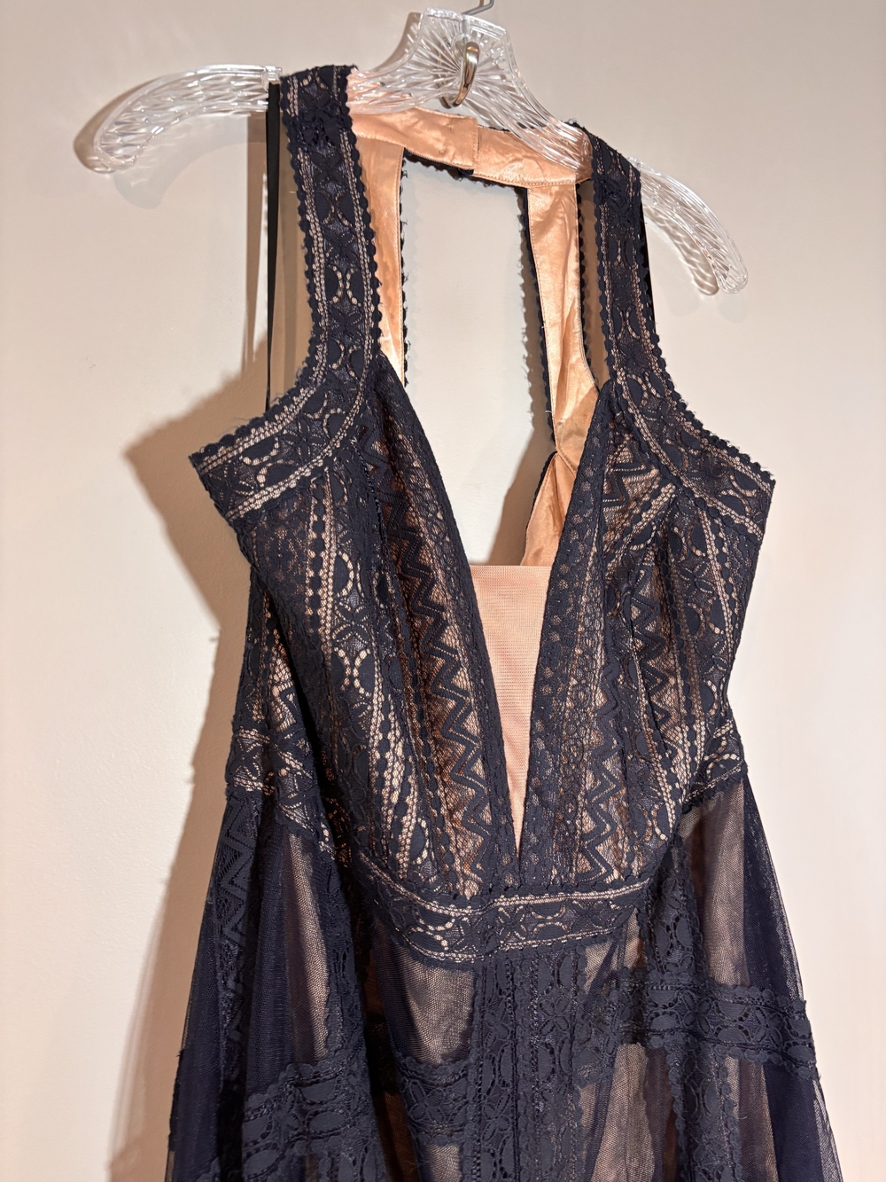 City Chic Plus Size M 18 Maxi Divine Whimsy Dress Deep Navy - Picture 4 of 8